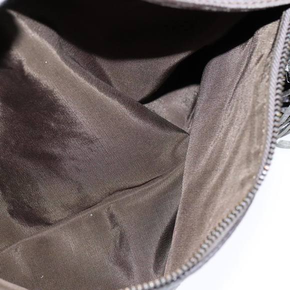 BURBERRY Blue Label Shoulder Bag Leather Gray Auth ti2581 - Picture 12 of 16